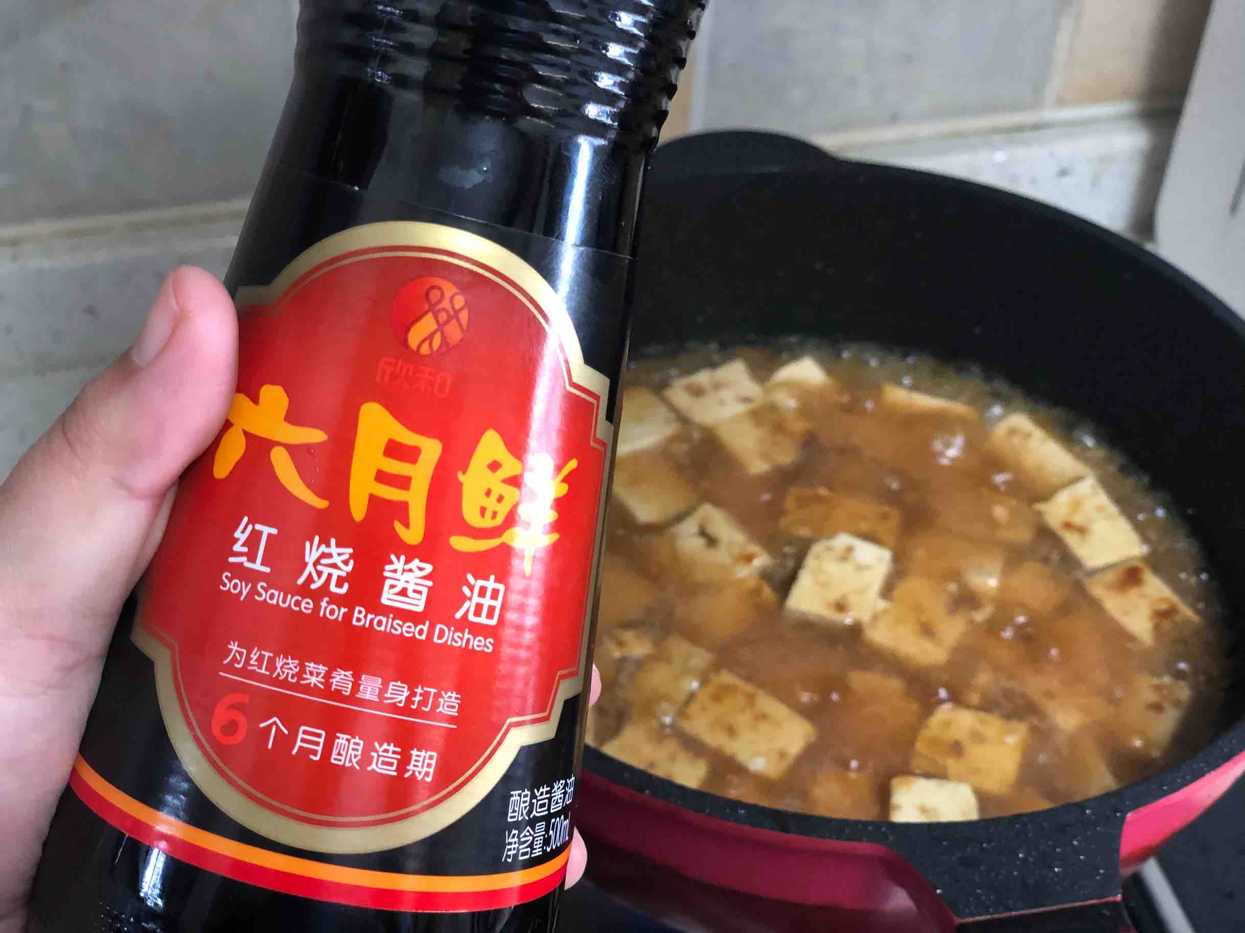 Homemade Tofu with Soy Sauce recipe