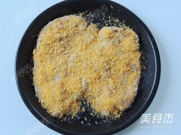 Empty Fried Black Pepper Chicken Steak recipe