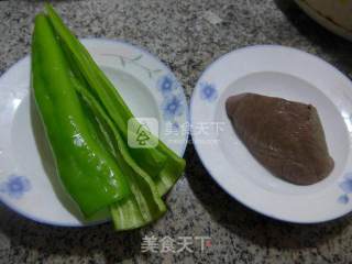 Stir-fried Pork Lung with Hot Peppers recipe