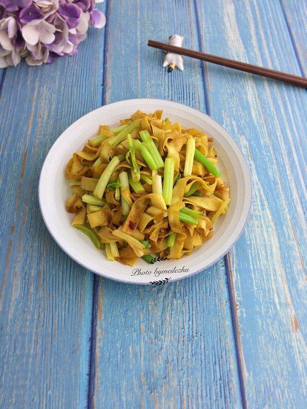 Vegetarian Stir-fried Bean Curd recipe