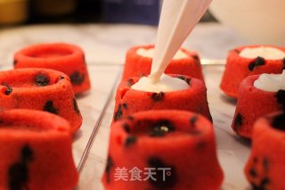 Fluff Strawberry Marshmallow—red Velvet Muffin recipe