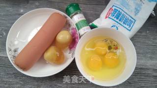 Two-color Chicken Cake recipe