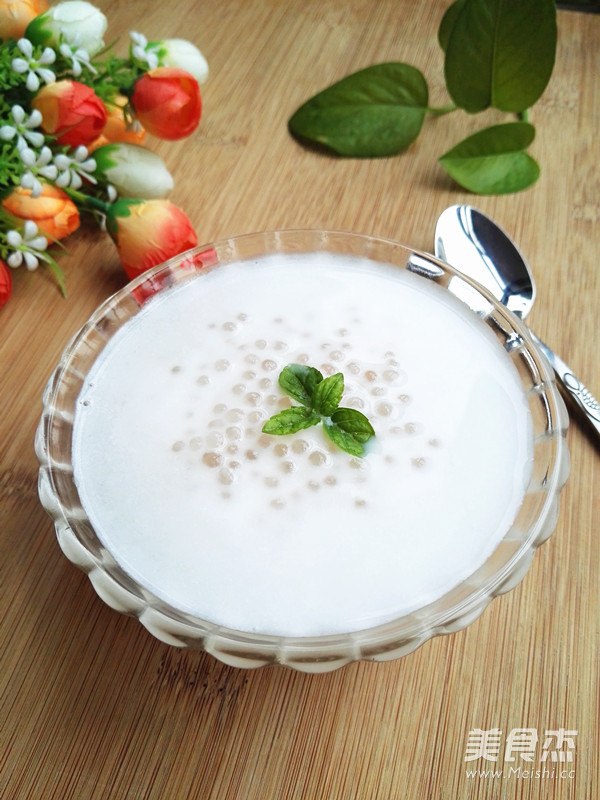 Rice Paste with Coconut Sago recipe