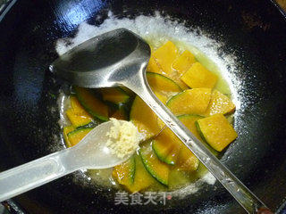 Stir-fried Japanese Pumpkin recipe