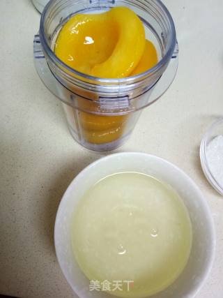 Yellow Peach Mousse recipe