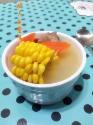 Carrot Corn Pork Bone Soup recipe