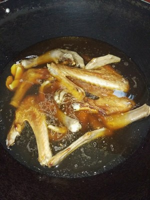 Braised Goose Palm and Wing with Abalone Sauce recipe