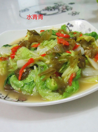 Hot and Sour Chinese Cabbage recipe