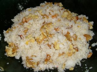 Scallion Ham and Egg Rice recipe