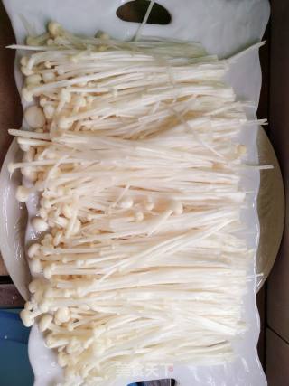 Cool Okra Enoki Mushroom recipe