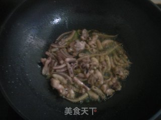 Fried Squid with Chives recipe