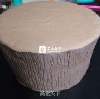 #aca烤明星大赛# Christmas Tree House Fondant Cake recipe