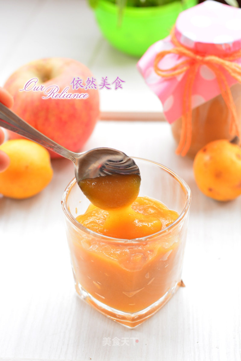 Resolving Phlegm and Relieving Cough--loquat Apple Sauce recipe