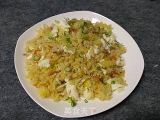 Fried Rice with Golden Scallop and Hibiscus recipe