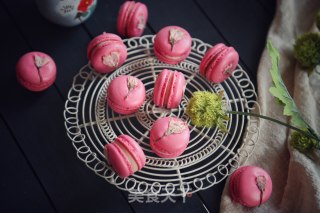 French Sakura Macaron recipe