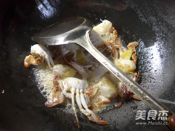 Fried Tofu with Crab recipe