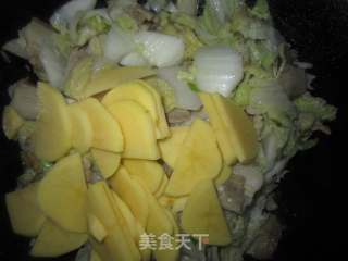 Pork Belly Stewed with Cabbage and Potatoes recipe