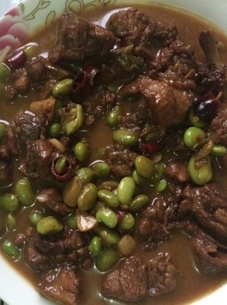 Roasted Edamame with Duck Legs recipe