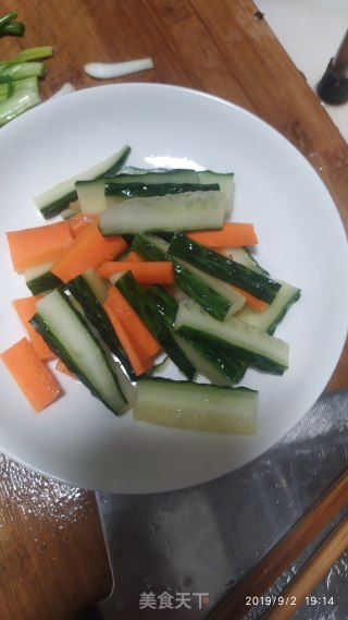 Fried Cucumber with Fish Fillet recipe