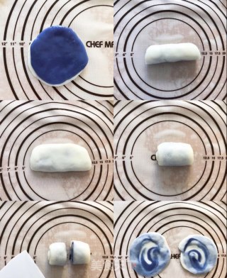 Blue and White Porcelain Snowy Mooncake recipe