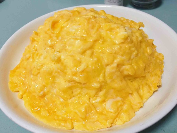 Smiley Cheese Omelet Rice recipe