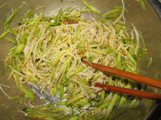 Cucumber with Enoki Mushroom recipe