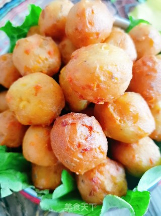 Fried Tofu Meatballs recipe