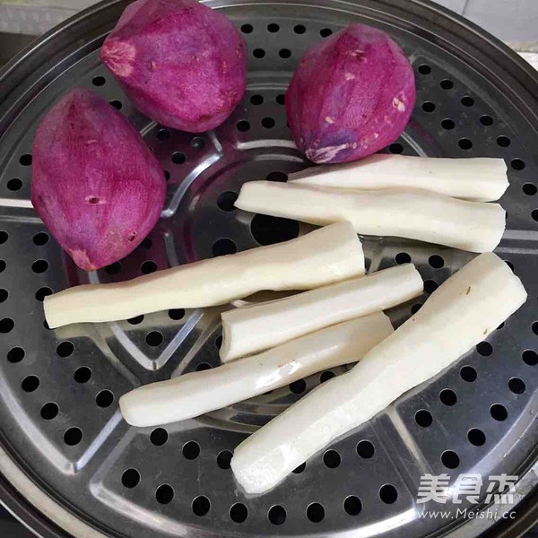 Twisted Yam Purple Sweet Potato Tea Towel recipe