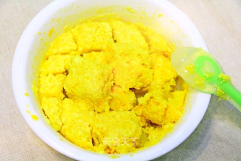 Baby Version of Pumpkin Chicken Cake Baby Food Supplement, Sweet and Delicate recipe