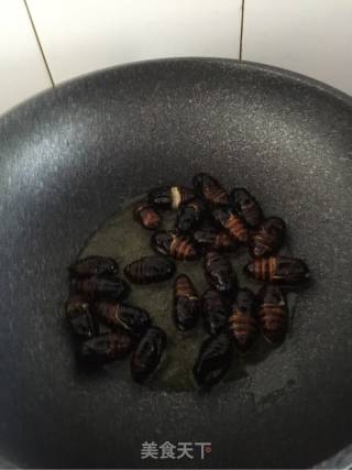 Salt and Pepper Silkworm Pupa recipe