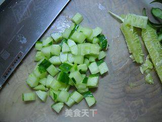 Cucumber Corn Egg Salad recipe