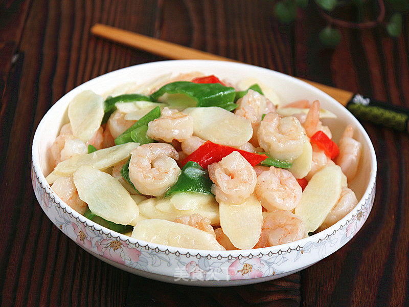 [shanghai] Stir-fried Shrimp with Yam recipe