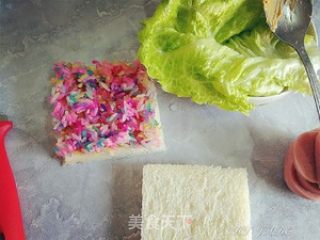 Flower Rice Sandwich recipe