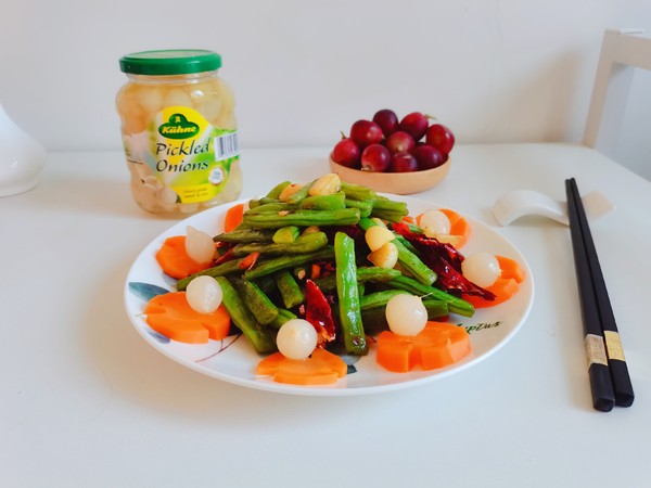 Different Dried and Stir-fried Green Beans recipe