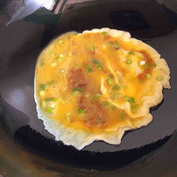 Dried Radish and Green Onion Egg recipe