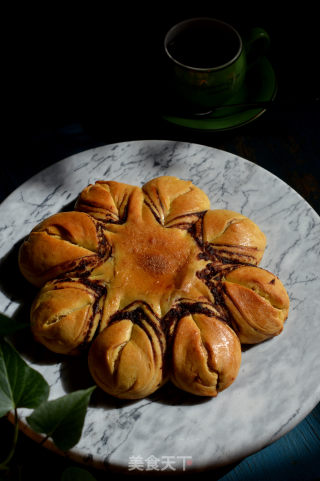 #四session Baking Contest and is Love to Eat Festival# Bean Paste Filling Pattern Bread recipe
