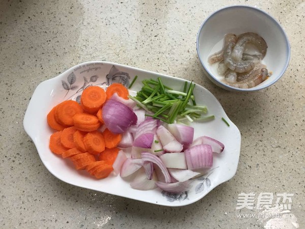 Carrots and Shrimp Stir-fry recipe