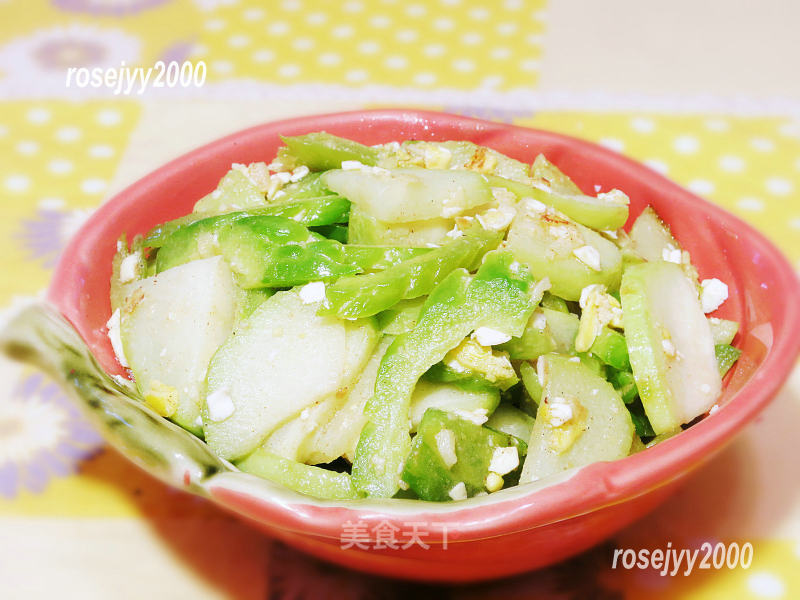 Fried Double Melon with Salted Egg recipe