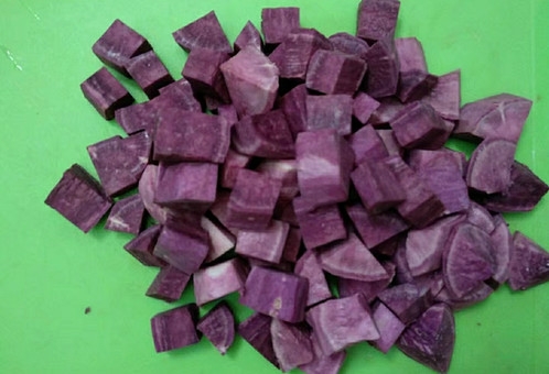 Purple Sweet Potato Sago recipe