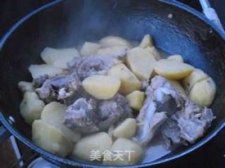 [spine Stewed Potatoes] recipe