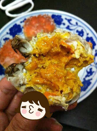 Salt Grilled Crab recipe