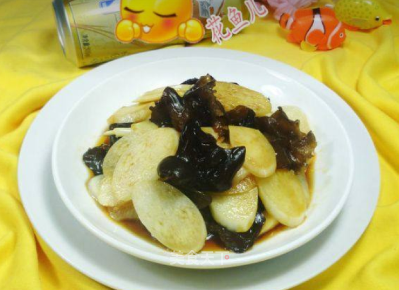 Black Fungus Mixed with Rice White recipe