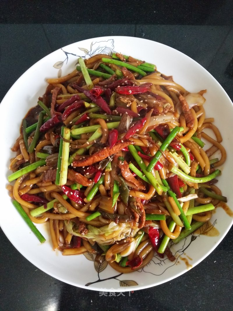 Not Authentic But Delicious Xinjiang Spicy Fried Rice Noodles recipe