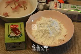 Sakura Coconut Milk Cake recipe