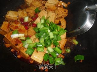 Tofu with Minced Pork in Soy Sauce recipe