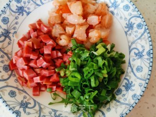 Fried Rice with Shrimp and Egg recipe