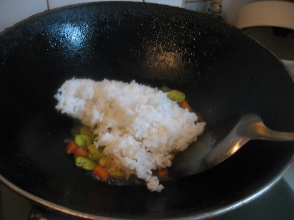 Broad Bean Fried Rice recipe