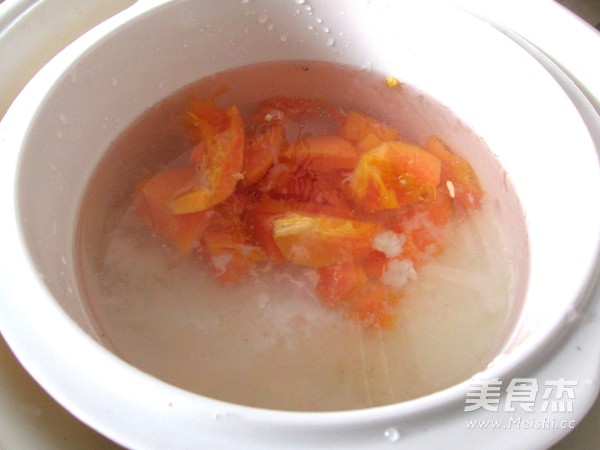 Papaya Snow Clam recipe