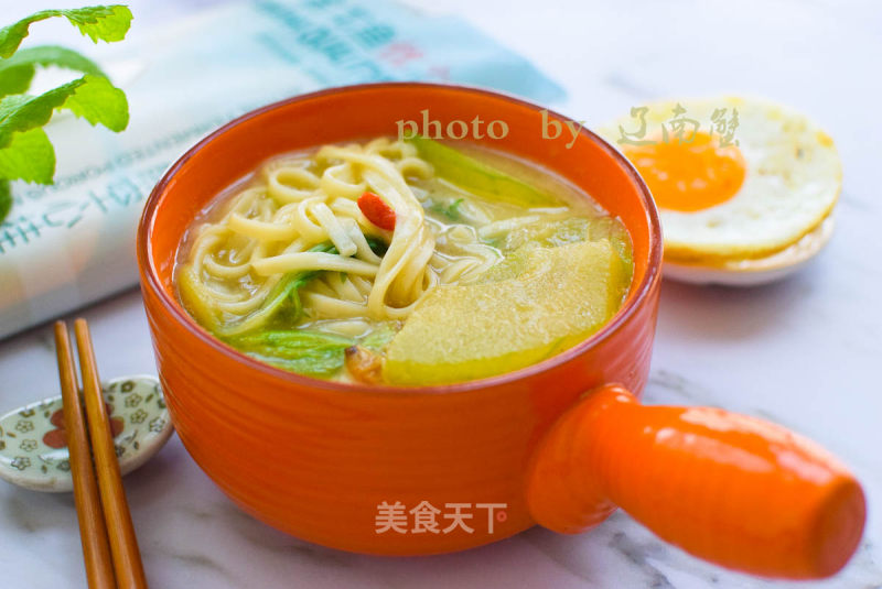 Winter Melon and Clam Noodle Soup recipe