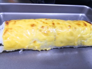 Sushi Bento 🍣 Sushi Roll (cheese Omelet & Ham and Cheese Powder) Cheese Control! (regular Rice Version) recipe